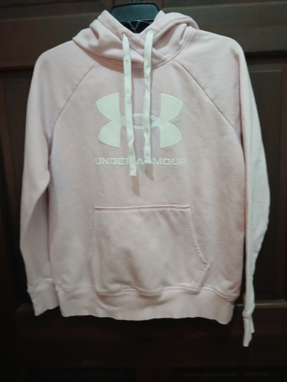Under Armour Women's Pink Logo Hoodie Sweatshirt Size S